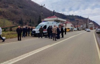 Vakfıkebir-Tonya Yolunda Trafik Kazası 3 yaralı