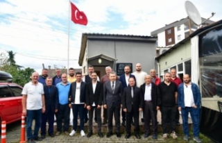 Vali Şahin yomra Mobilyacılar Sitesi‘nde