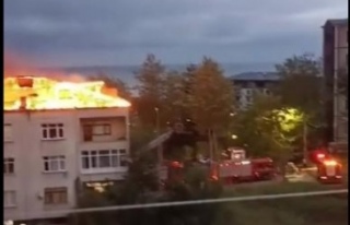 Akçaabat’ta Ev Yangını
