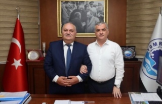 Başkan Emirzeoğlu Başkan bıyık’ı ziyaret etti