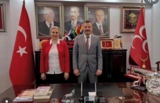 Başkan kaplan Başkan Hacısalihoğlu’ ziyaret...