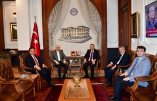 Başkan Karaismailoğlu vali Şahin’i ziyaret etti.
