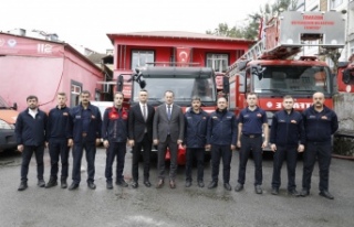 BAŞKAN EKİM’DEN İTFAİYE HAFTASI ZİYARETİ