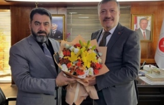 İl Başkanı Hacısalihoğlu il müftüsü Çiçek’i...
