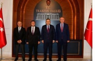 Kaymakam Ocak, Vali Şahin’i ziyaret etti