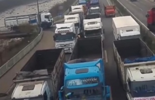 Kömür nakliyeciler isyanda