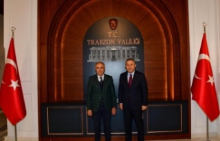 Prof.Dr. Karaman vali Şahin’i ziyaret etti