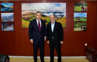 Vali Şahin Başkan  Keleş’i ziyaret etti.