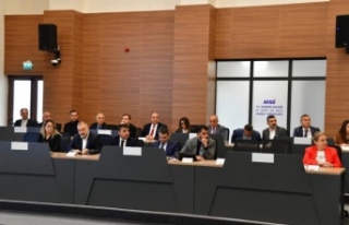 Vali Şahin müdürleri AFAD il Müdürlüğünde...