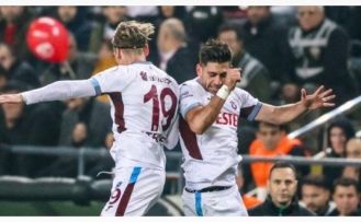Trabzonspor’un Gaziantepspor’u 3-1 yenerken