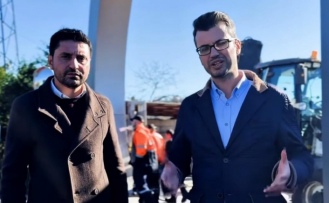 CHP’li Çankaya ve dilber Araklı çöp tesisinde.