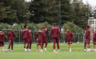 Akşam antrenmanımız tamamlandı