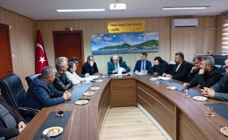 Başkan Keleş muhtarlarla bir araya geldi.