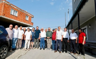BAŞKAN EKİM, MAHALLE ZİYARETLERİNİ DARICA’DA SÜRDÜRDÜ