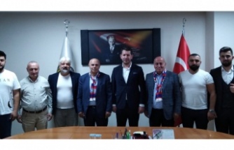 Beşikdüzüspor Yeni Yönetim kurulu ASK’ yi ziyaret etti