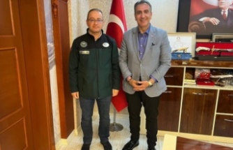 Bölge Müdürü Kişi Başkan Azizoğlu’nu ziyaret etti.