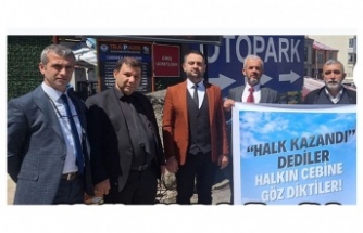 Trabzon Büyükşehir belediyesine büyük tepki.