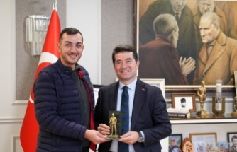 O ASKER, BAŞKAN KAYA’YI ZİYARET ETTİ