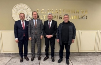 Bakan Yardımcısı İskurt’u Araklı Ekibi ziyaret etti