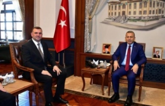 Başkan Sivrikaya vali Şahin’i ziyaret etti