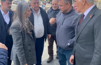 CHP’liler Sürmene‘de.