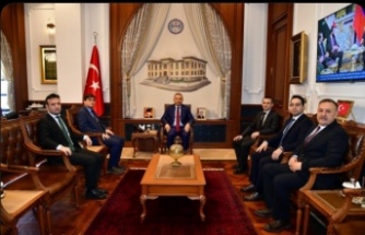 Tarım orman Bakanlığı’ndan vali  Şahin’ı ziyaret.