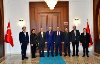 TTSO’dan vali Şahin’i ziyaret.