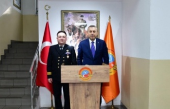 Vali Şahin binbaşı bayırlı’yı ziyaret etti.