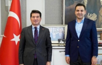 Genel Başkan Aydın Başkan Kaya’yı ziyaret etti