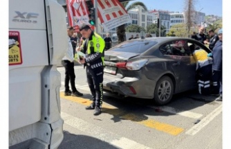 Akçaabat'ta Korkutan kaza