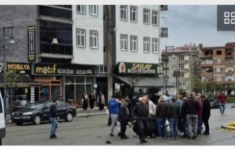 Araklı’da trafik kazası 1. yaralı.