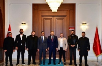 Başkan baytar Vali Şahin’i ziyaret etti.