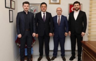 Başkan Dr Hisoğlu Dr. malkoç‘u ziyaret etti.