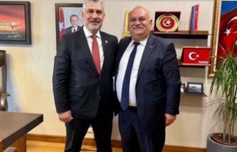 Başkan emirzeoğlu milletvekili Büyük Aydın’ı ziyaret etti