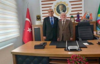 Başkan Eraydın Başkan bekar’ı ziyaret etti