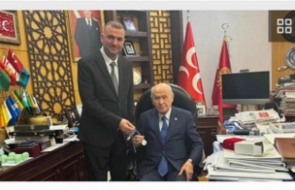 Başkan Sivrikaya Genel Başkan bahçeli’yi ziyaret etti.