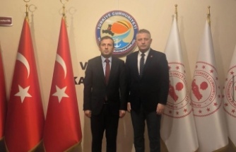 Başkan Bahadır, Kaymakam Ulusoy’u ziyaret etti