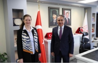Başkonsolos Demirel, İl Müdürü Arıcıoğlu’nu ziyaret etti