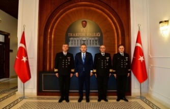 Denizciler Vali Şahin’i ziyaret ettiler.