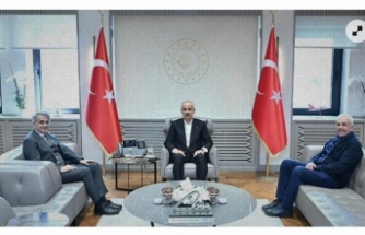 Efsaneler Bakan Uraloğlu’nu ziyaret ettiler