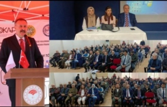 İl müdürü kaplan katılımcı bilgilendirdi.