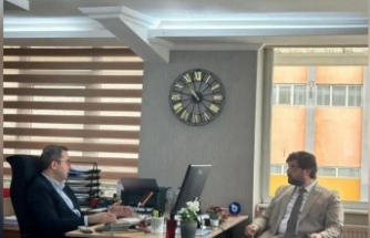 İlçe Başkanı Av. Yetim Gerigelmez’i ziyaret etti