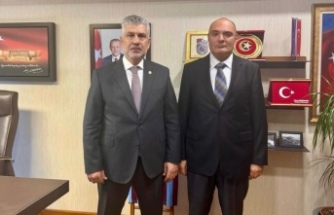 Kaymakam demirkale milletvekili Büyükaydın’ı ziyaret etti