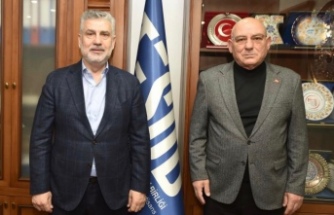 Milletvekili Büyük Aydın Başkan kara’yı ziyaret etti.