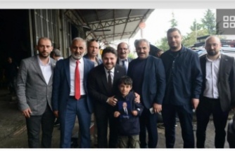 Başkan kalkışım Sürmene’de