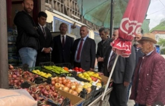 YRP il başkanı Süleyman Polat halkımızın yanındayız.