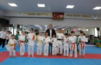 AKÇAABAT’TA JUDO KUŞAK SINAVI HEYECANI MİNİK SPORCULAR GÖZ DOLDURDU