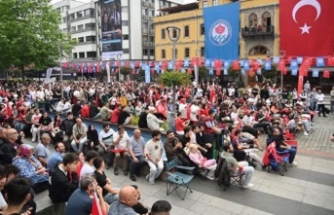 TRABZON, MİLLİ TAKIM İÇİN TEK YÜREK OLDU