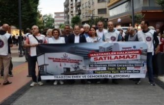 Hastaneler bizimdir satılamaz.