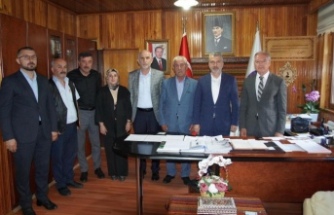 İl Başkanı mumcu başkan beşel’i ziyaret etti.